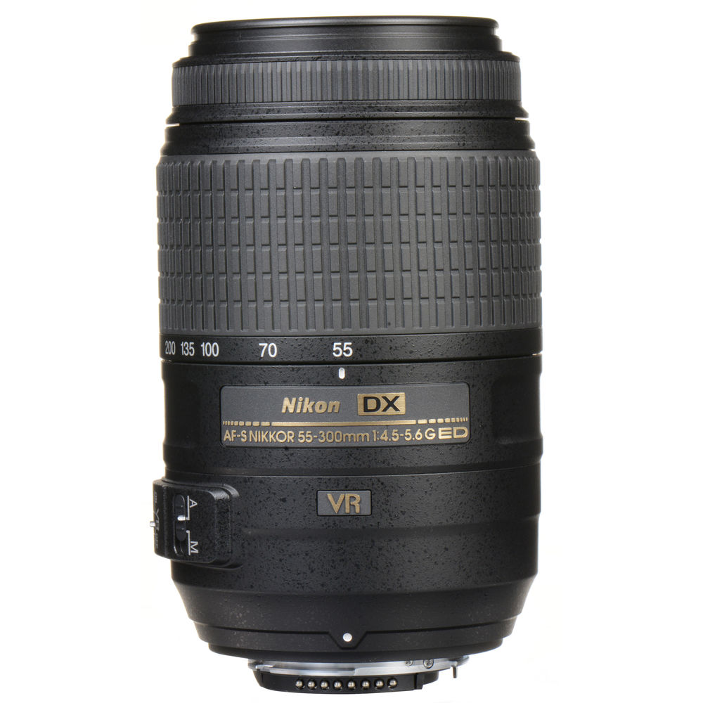 Nikon - AF-S DX NIKKOR 55-300mm f/4.5-5.6G ED VR Telephoto Zoom