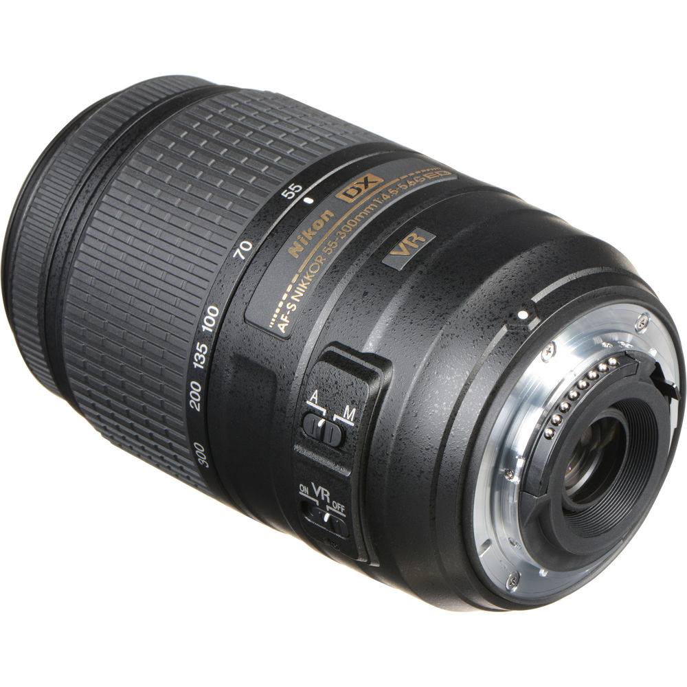 Nikon - AF-S DX NIKKOR 55-300mm f/4.5-5.6G ED VR Telephoto Zoom