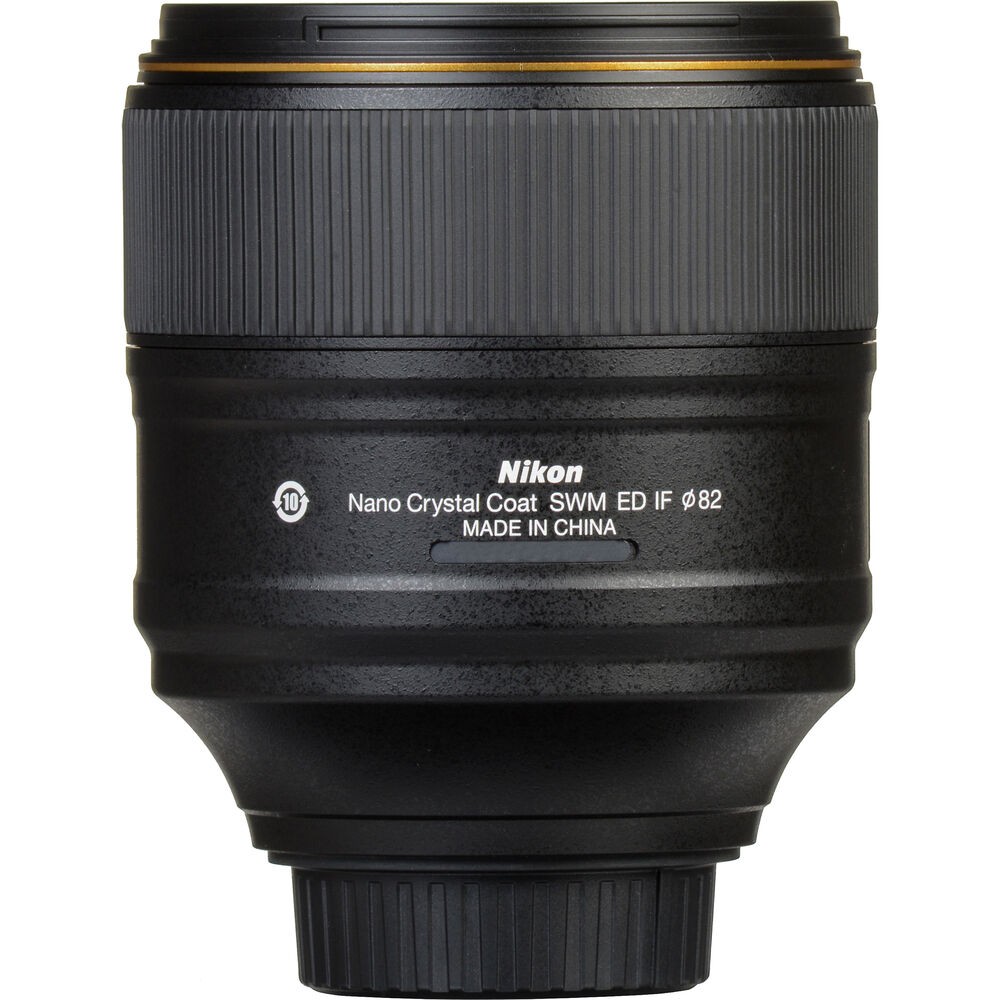 Nikon AF-S NIKKOR 105mm f/1.4E ED Lens (20064) + Filter Kit + Cap