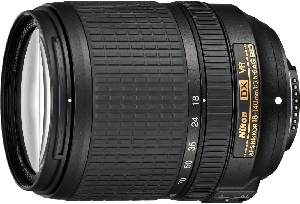 Nikon AF-S DX NIKKOR 18-140mm f/3.5-5.6G ED VR Lens with Filter