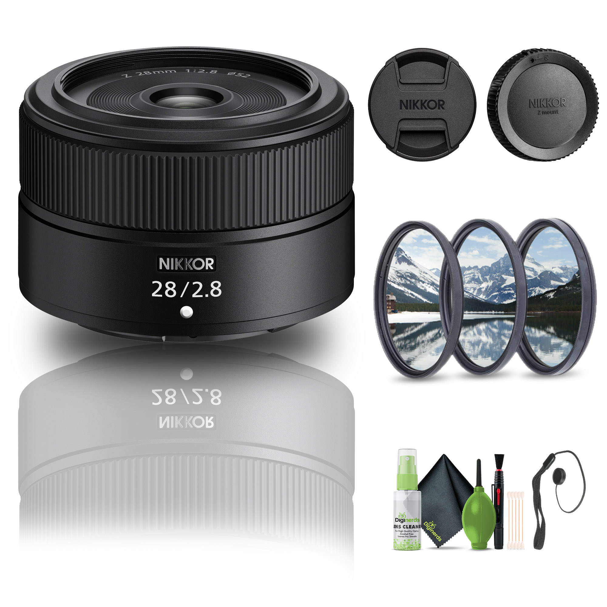 Nikon NIKKOR Z 28mm f/2.8 Lens with Filter Kit and Bundle and